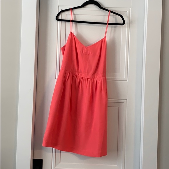 J. Crew Pink Spaghetti Strap Dress - Picture 1 of 3